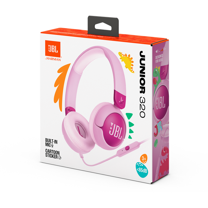 JBL Junior 320 - Purple - Wired on-ear kids headphones - Detailshot 15 image number null